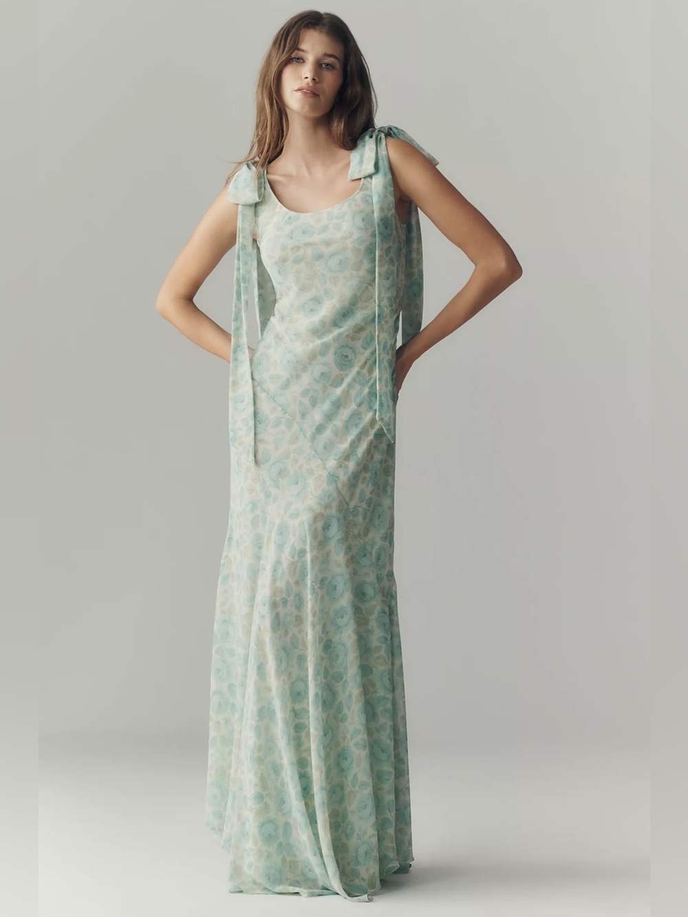 Anthropologie Sister New York Bias Cut Maxi Dress Sz XSP